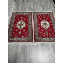 2 Tapis Ou Descentes De Lit Motif Oriental 110x68