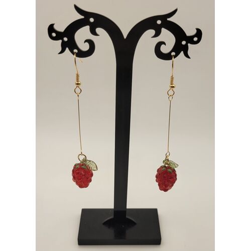 🍓 Boucles D’Oreilles Framboise – Une Touche Gourmande Et Élégante ! 🍓