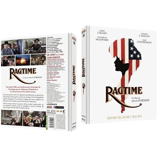 Édition Collector Ragtime - Mediabook Limited (2000 Ex.) 2 Blu-Ray, Inclus Un Disc Bonus Exclusif Et Livret Intégré À Boitier De 32 Pages