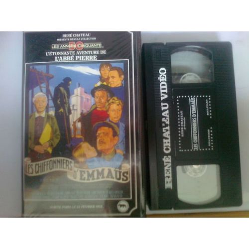 Cassette Vidéo Vhs - Les Chiffonniers D'Emmaüs : L'Étonnante Aventure De L'Abbé Pierre - André Reybaz
