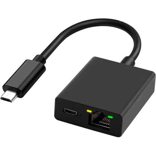 KALANKA-Adaptateur Ethernet pour Fire TV Stick, Firestick 4K, Chromecast, Google Home Mini et autres batons TV en streaming, USB vers Ethernet RJ45, 100 Mbit/s, Noir
