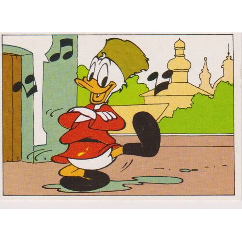 Les Aventures De Mickey Chez Ton Boulanger-Pâtissier - Autocollant N°19 : Donal En Russie