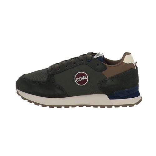 Chaussures Mode Ville Colmar Travis Authentic Military Green-Dk Denim Brown Kaki 41