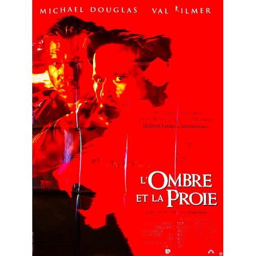 L'ombre Et La Proie (The Ghost And The Darkness) - Affiche De Cinéma Pliée - Format 120 X 160 Cm - De Stephen Hopkins - 1996 - Michael Douglas - Val Kilmer