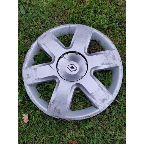 Enjoliveur Original Renault Brigantin 15 Pouces 15" " Pour Roue De Voiture De La Marque Au Losange Kangoo Ii Kangou Dark Metallic Silver Ret9771031 Ret9771021 Pour Mégane Clio 403158900r