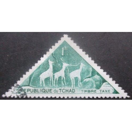 Tchad Taxe N°25 Oblitéré