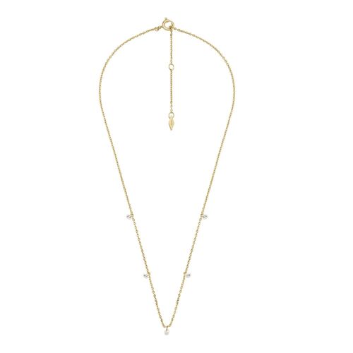 Collier Fossil Sadie Shine Bright En Laiton Doré