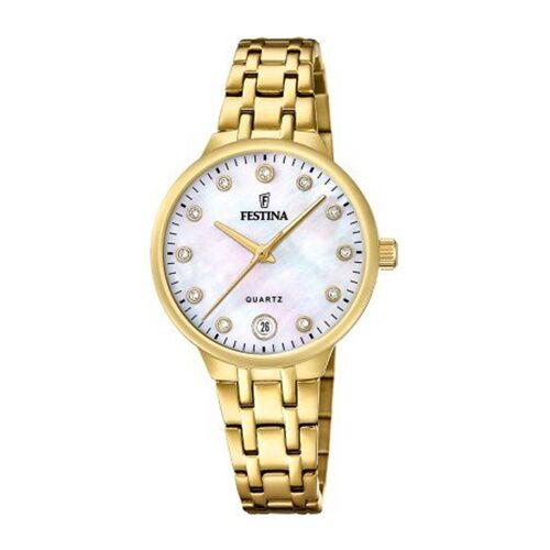 Montre Femme Festina Mademoiselle Acier Doré