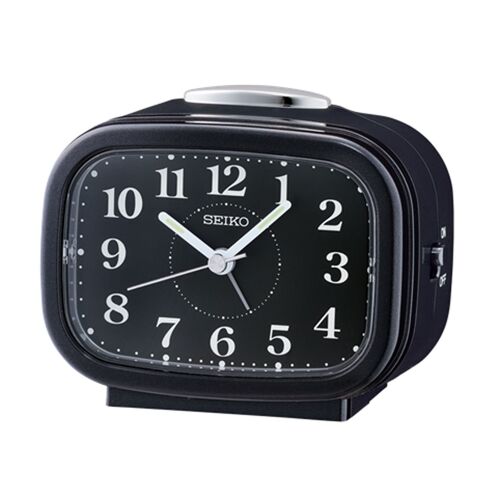 Réveil Seiko classique noir