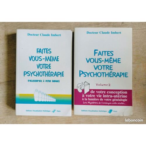 Faites-Vous Même Votre Psychothérapie Tome 1 Et 2/ Imbert