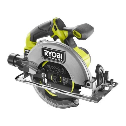Scie circulaire - RYOBI - Brushless - Moteur sans charbons - 18V - Diam. 184 mm x 16 mm - 4 500 tr/min - Livrée avec 1 lame 24 dents