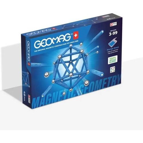 Jeu de construction magnétique - GEOMAG - Classic - 48 pièces - Magnétique - Dès 3 ans