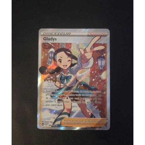 Carte Pokémon Gladys 189/195 Eb12 Tempête Argentée Fr Pokefantasyy