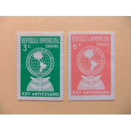 89 Republica Dominicana 1967 / Instituto De Ciencias / Yvert 659 / 660 Mnh