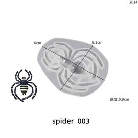 Moules En Silicone En Argile Lézard,Bricolage Fait À La Main,Décoration Artistique Pour La Maison,Ornement En Résine Époxy,Animal Grenouille Escargot,Fabrication De Moule En Plâtre - Type Spider 03