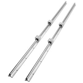 MEVRONISSHOP-Rail de Guidage Linéaire SBR16 1500 mm 2PCS Rails Linéaires 1500 mm 4PCS Blocs Roulement SBR16UU Kit Glissières à Roulement Linéaire pour Machines Automatisées Routeurs CNC Tours Imprima