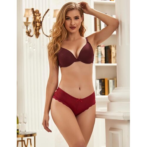 Kalanka-String Sexy Tanga Femme Sexy Chic Dentelle String Culottes Slips Femmes Croisées Creux Out Entrejambe En Coton Xs-4xl Transparent Panties Strings Et Tangas Sous-Vêtements Culottes