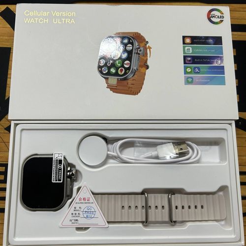 CD12 S10 Ultra 3 Smartwatch 4G 5G 2.26 pouces Amoled Android 12.0 montre intelligente avec caméra rotative boussole GPS WIFI 2080mAH batterie,32 Go 512 Go Gris Argenté[Z46]