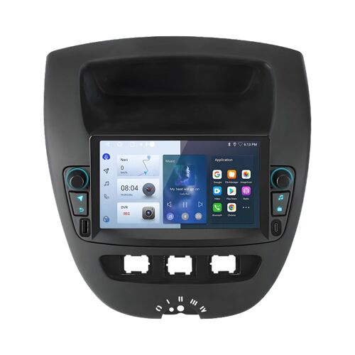 Autoradios Junsun 2+64G carplay android13 pour Peugeot 107 Citroën C1 Toyota Aygo 2005-2014 BT WIFI DAB+ SWC GPS NAVI FM 4core