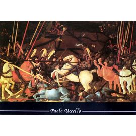Uccello Paolo Lot 2 Cartes Postales Tableaux Peinture
