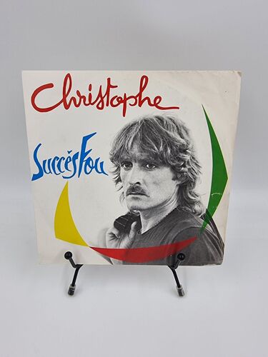 Vinyle 45 Tours Christophe : Succès Fou Avec Fourreau
