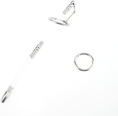 Kalanka-Sonde Urétrale Plug Pénien Flexi-Shaft Avec Anneaux De Gland