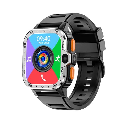 (4G RAM and 64G ROM¿silver) Valdus IcalD-Montre intelligente Android pour homme,GPS,stockage Dean,caméra HD pour touristes,NDavid,2G,carte graphique 4G,Wi-Fi,accès Internet rapide sans fil,16G,64G