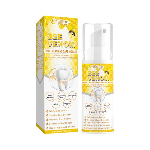 Mousse Dentaire Nettoyante - Soin Quotidien Complet Contre La Plaque Et Les Taches 