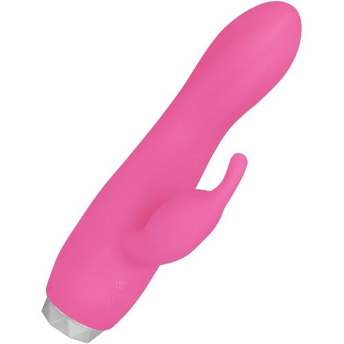 Kalanka-, Vibromasseur, 'vibromasseur Rabbit Incurvé, 17,5 Cm', Étanche, Avec Poignée, Silicone Doux Pour La Peau