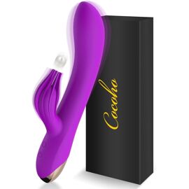 Vibromasseur Clitoris Sextoy Femme - Gode Vibrant Waterproof, Recharge USB, Multivitesse