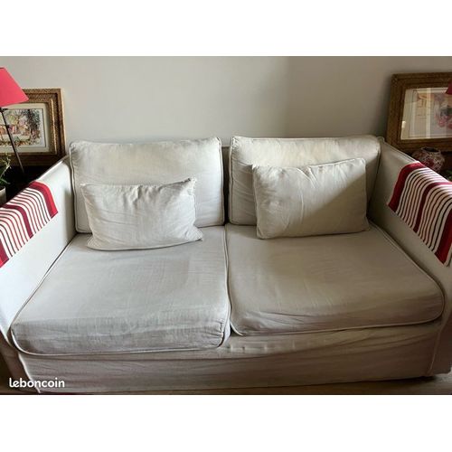 Canapé Ampm Écru En Lin Et Coton Beige Entre Modele Otavia Et Odna