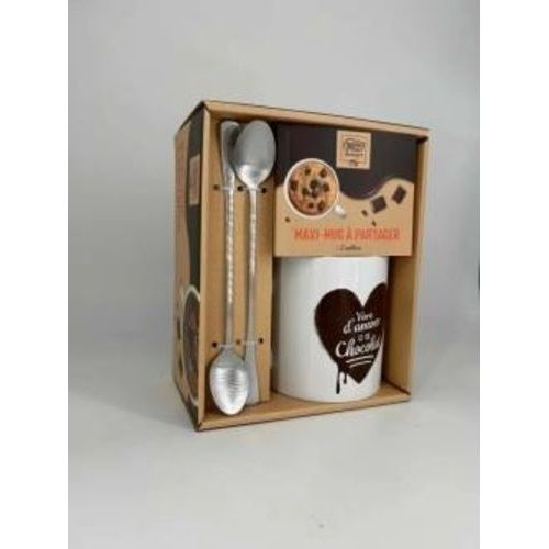 Maxi-Mug À Partager + 2 Cuillères