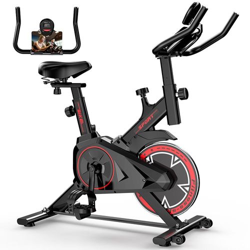 Vélo D'appartement Formill Qk101, Vélo D'intérieur Silencieux Avec Écran Lcd, Siège Et Guidon Réglables Pour La Salle De Sport À Domicile