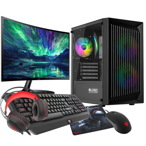 VIST Kit Gaming Ryzen 7 5700G - RAM 16Go - RX VEGA - SSD 500Go M.2 - WIFI - LCD 24 - Windows 11 Pro
