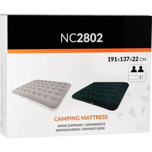 Matelas de camping - NILS EXTREME - NC2802 - 191x137x22 cm - 2 places - Beige