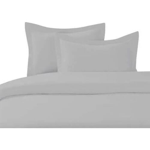 Housse De Couette - Tcp - 220x240 Cm - 100% Coton - 57 Fils/Cm - Gris Clair