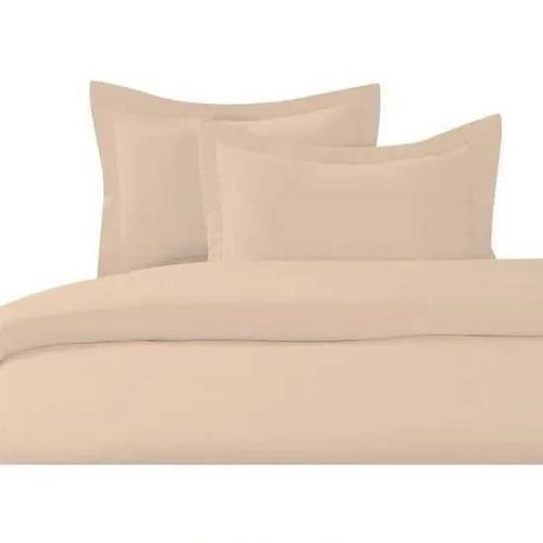 Housse De Couette - Tcp - 140x200 Cm - 100% Coton - Ecru - Haute Qualité