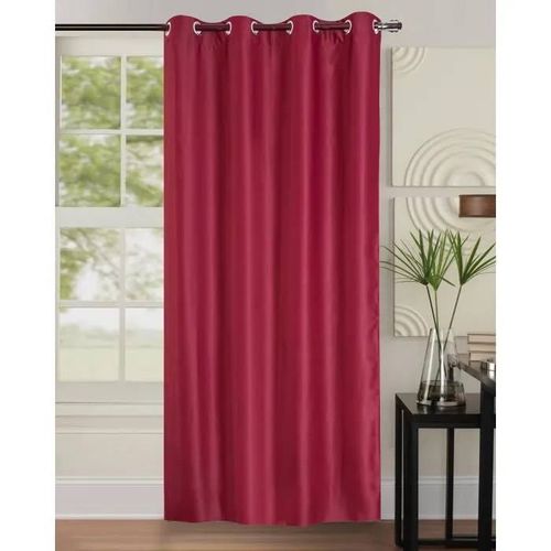 Rideau - Rouge - Occultant - 140x260 Cm - 8 ?Illets