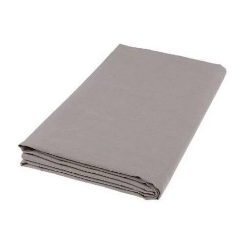 Drap Plat - Serena - 240x300 Cm - 100% Coton - Gris - Lavable À 40°C