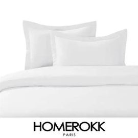 Housse De Couette - Blanc - 140x200cm - 100% Coton - 1 Taie D'oreiller 65x65 - Résistant