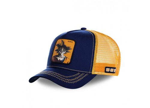 Capslab - Casquette Dragon Ball Z Goku Bleu Et Orange - Bleu