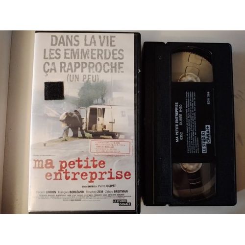 Cassette Vidéo Vhs - Ma Petite Entreprise - Vincent Lindon