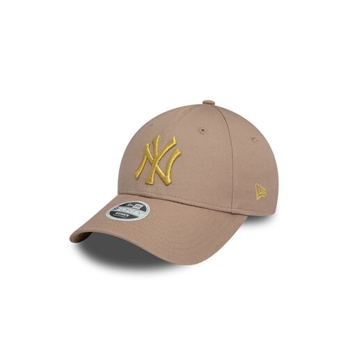 New Era - Casquette A-Frame Trucker New York Yankees Mlb Metallic - Femme - Beige