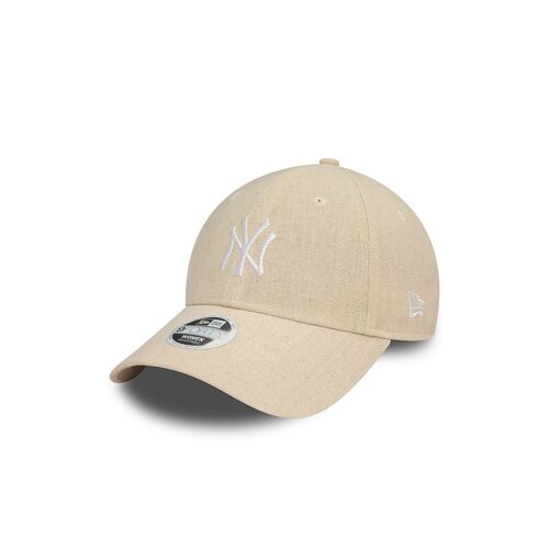 New Era - Casquette 9forty New York Yankees Mlb Lin - Femme - Beige