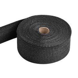 Bande Thermique Isolante D'échappement Orange 10 M Pour Motos Voitures Noir