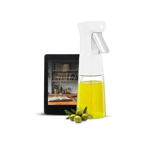 Vaporisateur d'huile en verre anti-goutte Elevaire 240 ml Blanc