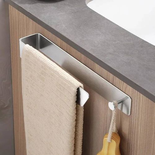 Porte-Serviettes Auto-Adhésif Acier Inoxydable Sans Perçage 29 cm