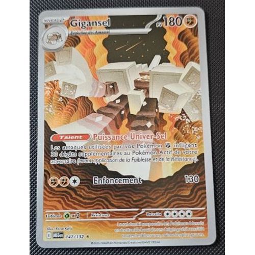 Pokémon Gigansel 147 / 132 Ar Méga Evolutions