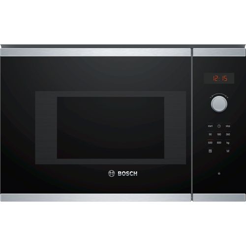 Micro-ondes Bosch BFL523MS0 - Série 4 - Encastrable - 800 W - 20 L - Inox