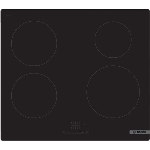 Table à induction Bosch PUE61RBB5E - Série 4 - 59,2 x 5,1 x 52,2 cm